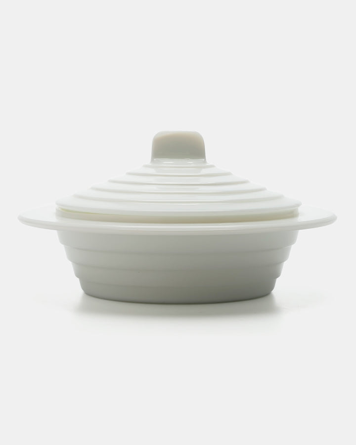 “AALTO” BUTTER DISH(WHITE) 4805