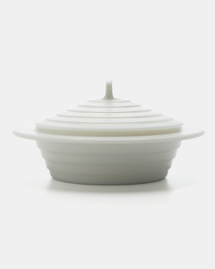 “AALTO” BUTTER DISH(WHITE) 4805