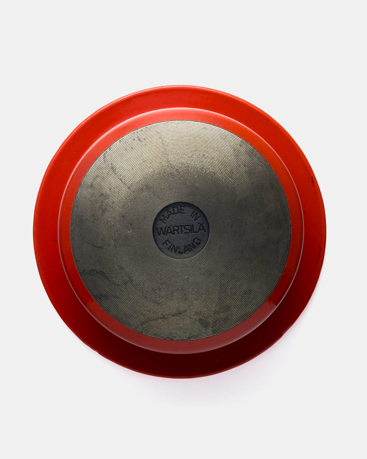 "FLYING SAUCER" CAST IRON POT(RED)