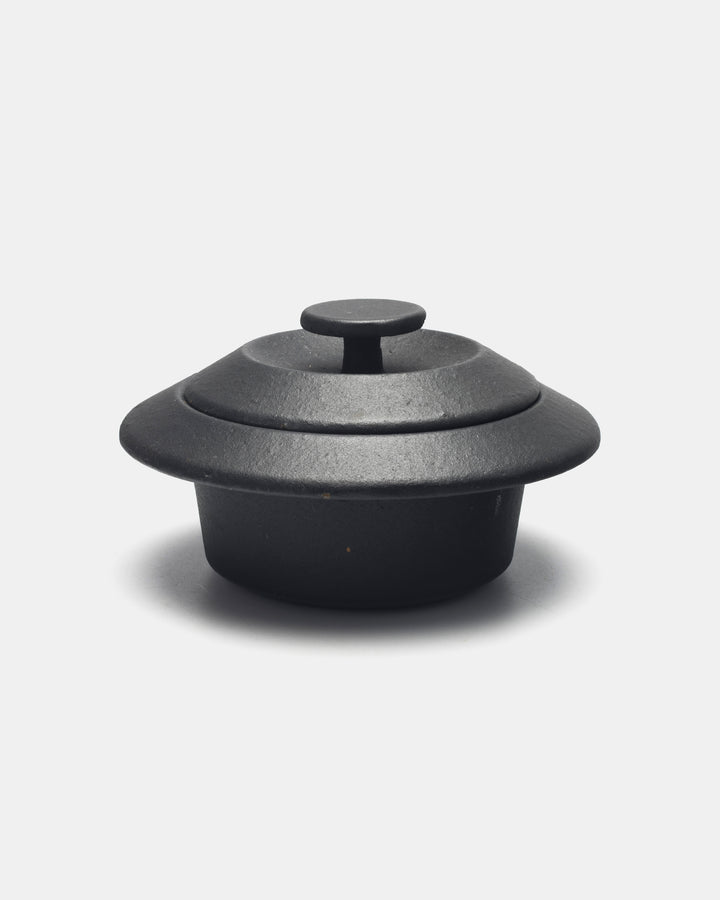 "FLYING SAUCER" CAST IRON POT (RED)