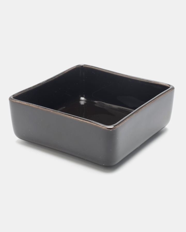 SQUARE DISH(BLACK) HF