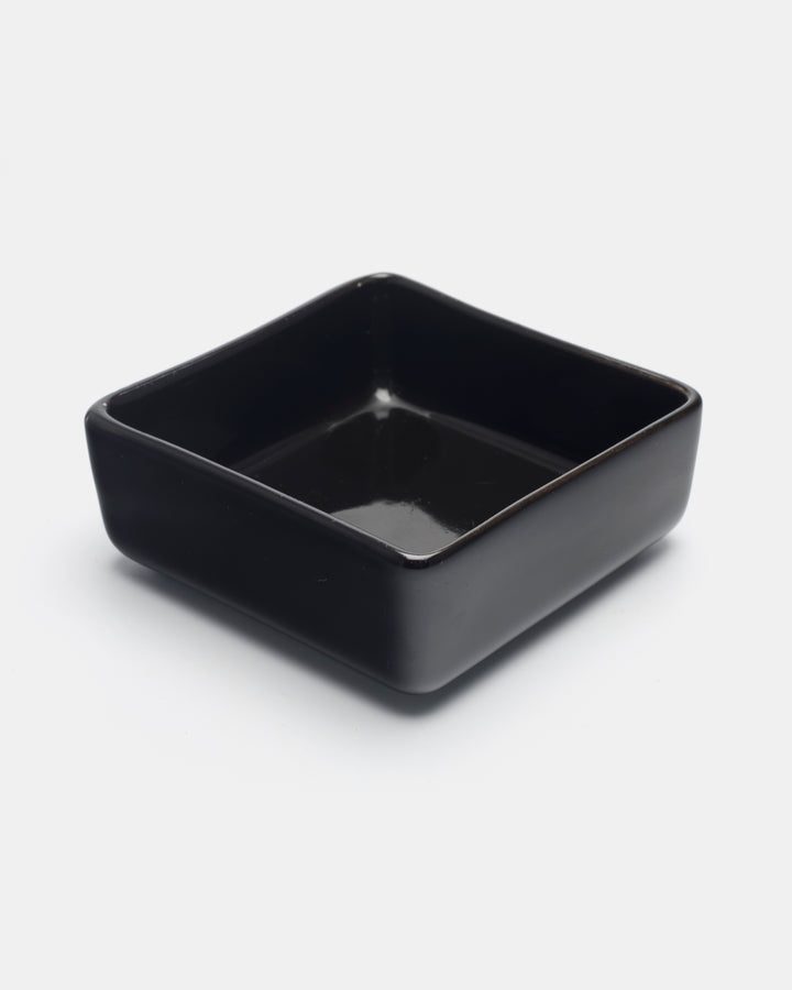 SQUARE DISH(BLACK) HF