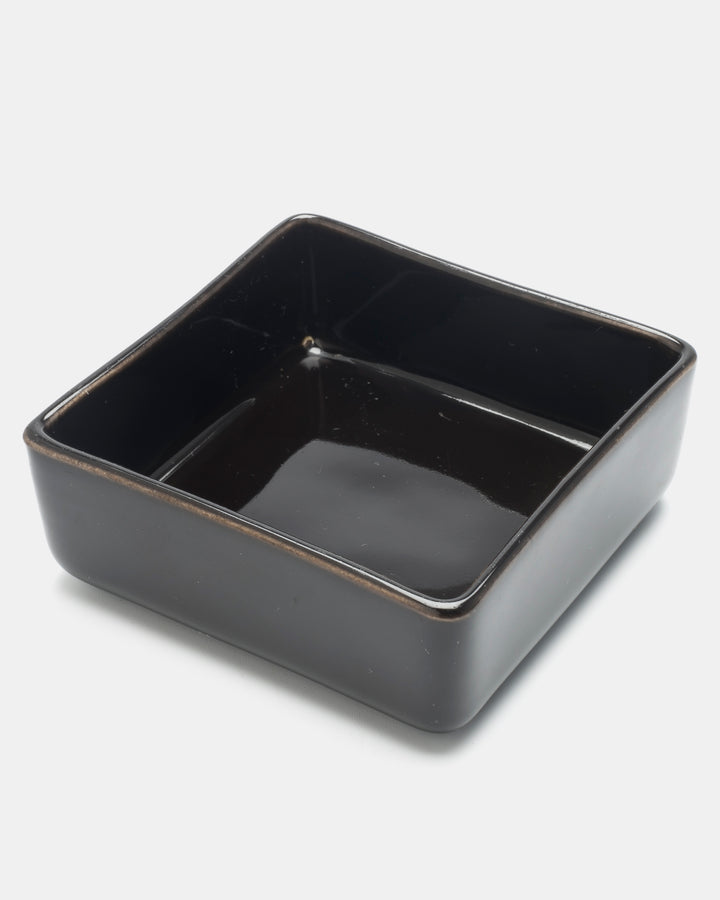 SQUARE DISH(BLACK) HF