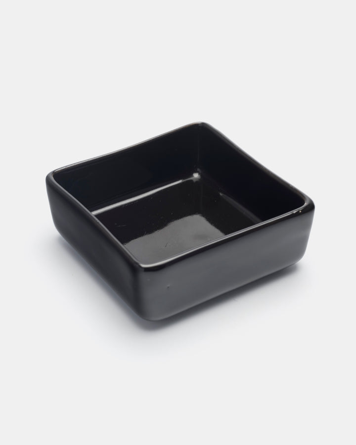 SQUARE DISH(BLACK) HF