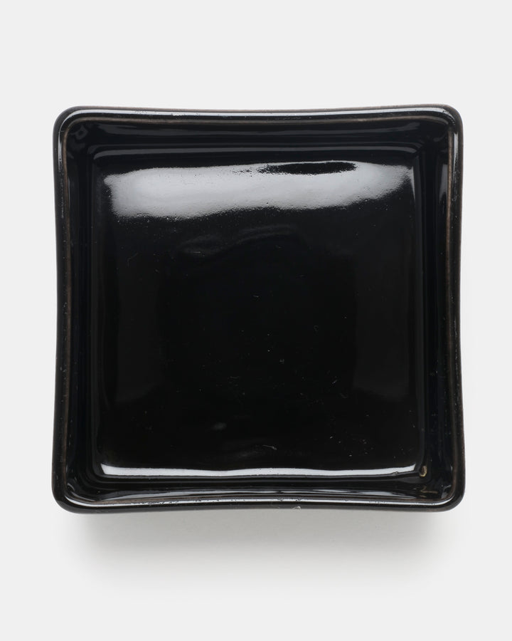 SQUARE DISH(BLACK) HF