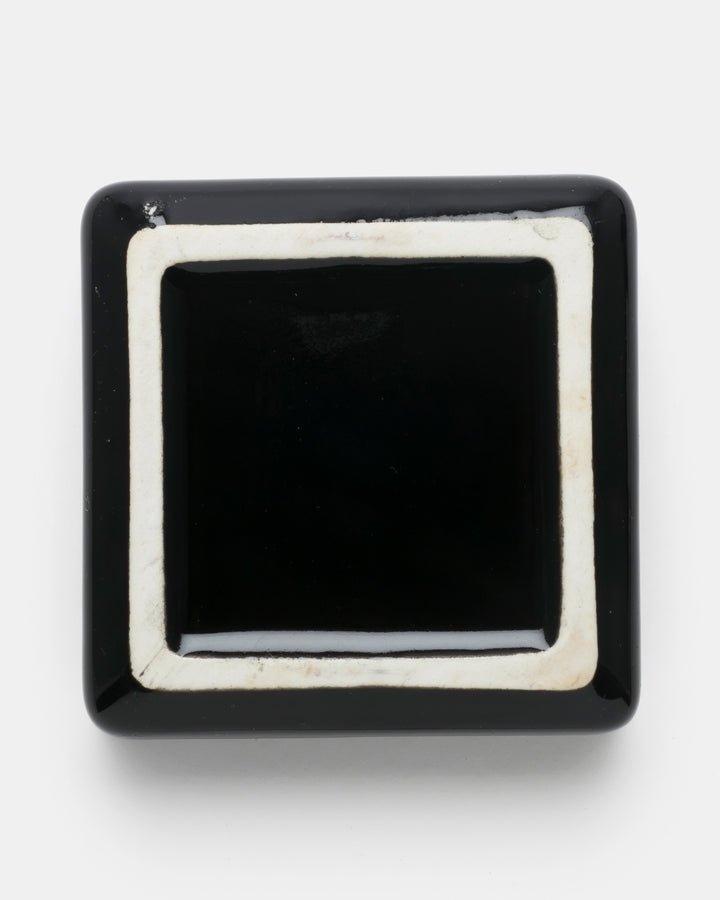 SQUARE DISH(BLACK) HF