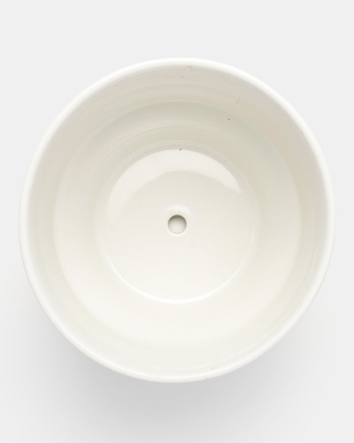 FLOWER POT(GLOSS WHITE) M SN2