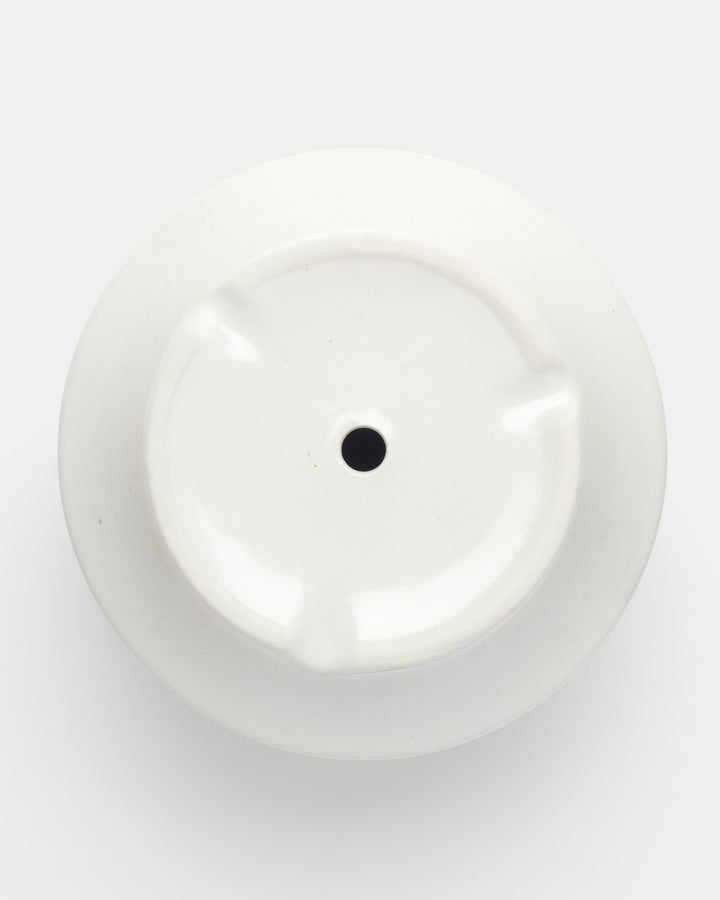 FLOWER POT(GLOSS WHITE) M SN2