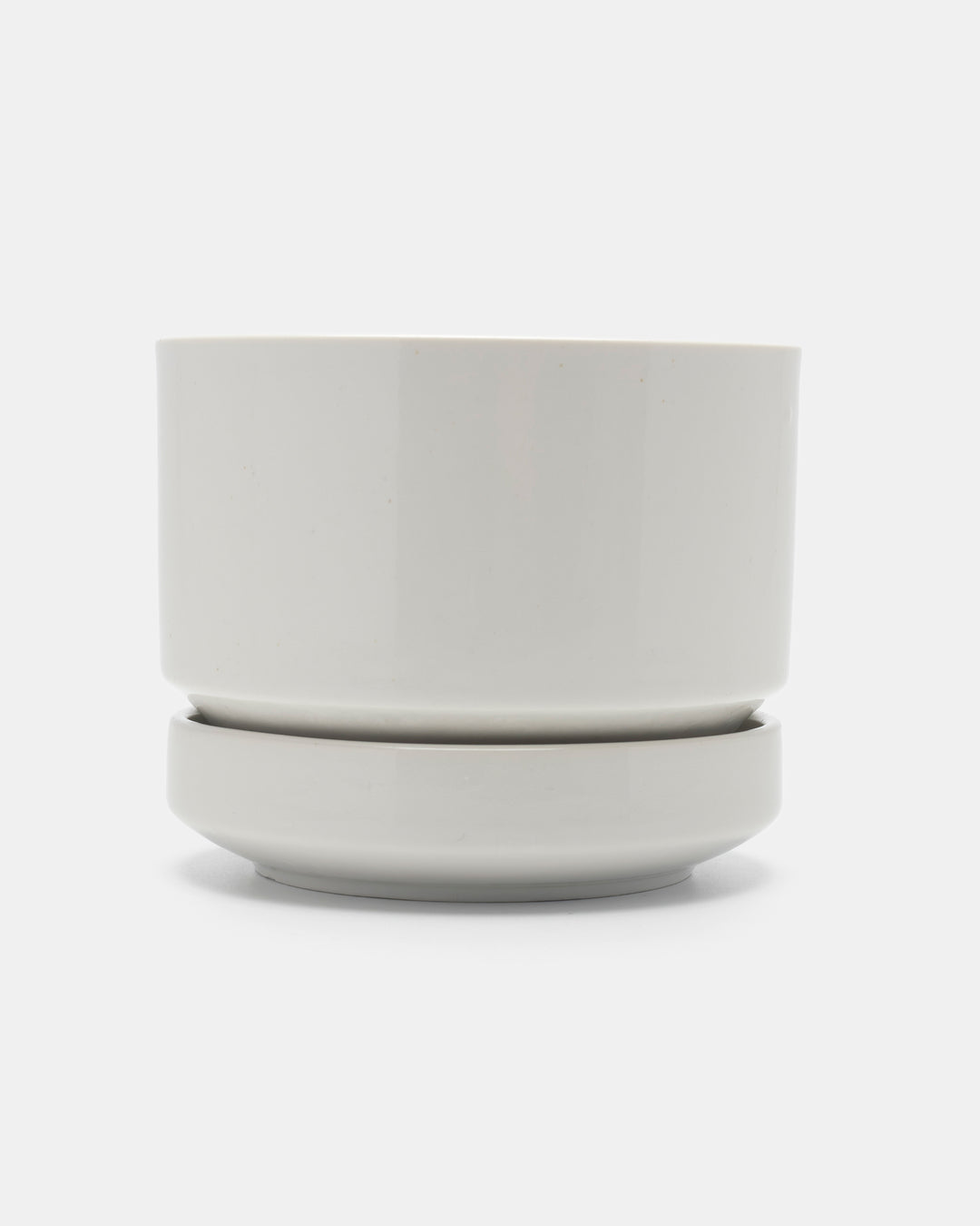 FLOWER POT(GLOSS WHITE) M SN2