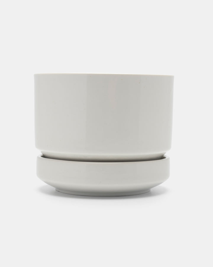FLOWER POT(GLOSS WHITE) M SN2