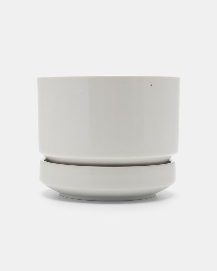 FLOWER POT(GLOSS WHITE) M SN2