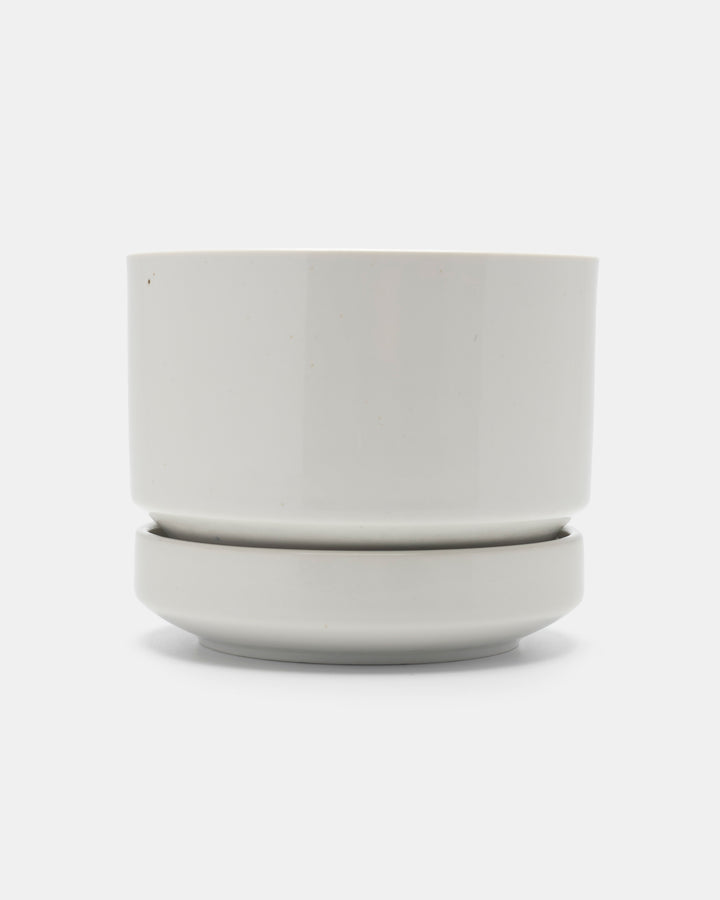 FLOWER POT(GLOSS WHITE) M SN2