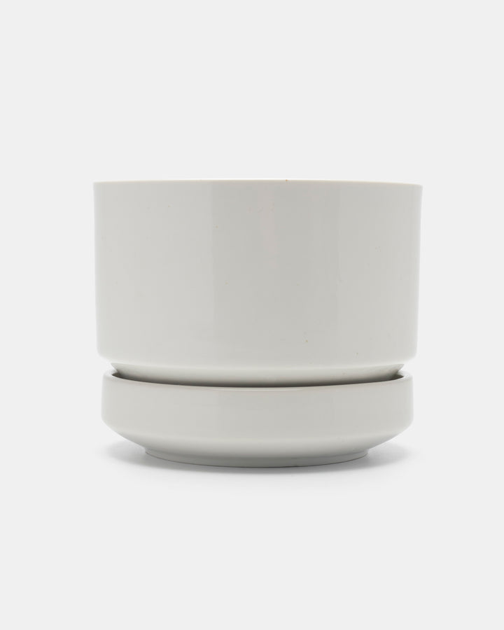 FLOWER POT(GLOSS WHITE) M SN2