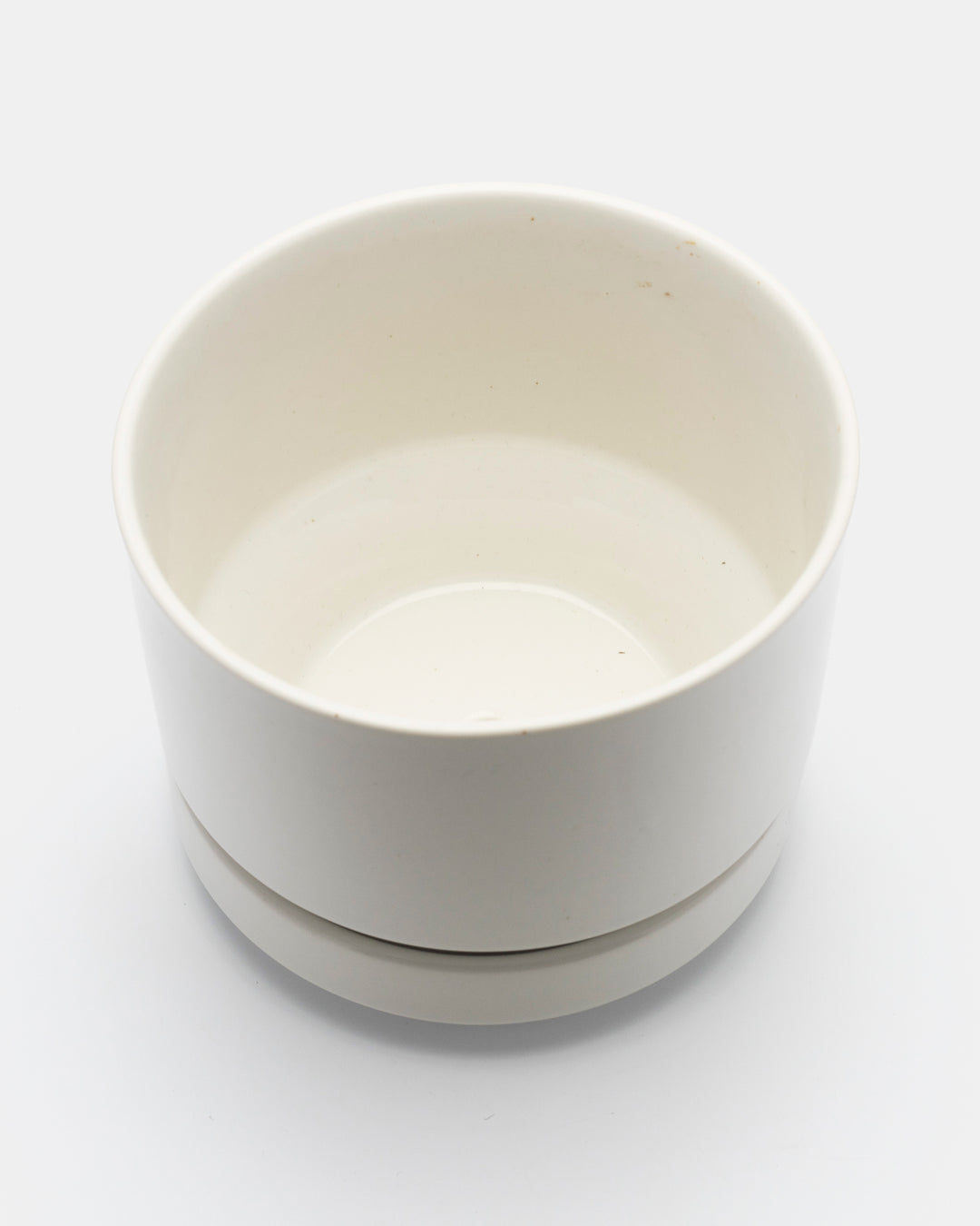 FLOWER POT(GLOSS WHITE) M SN2