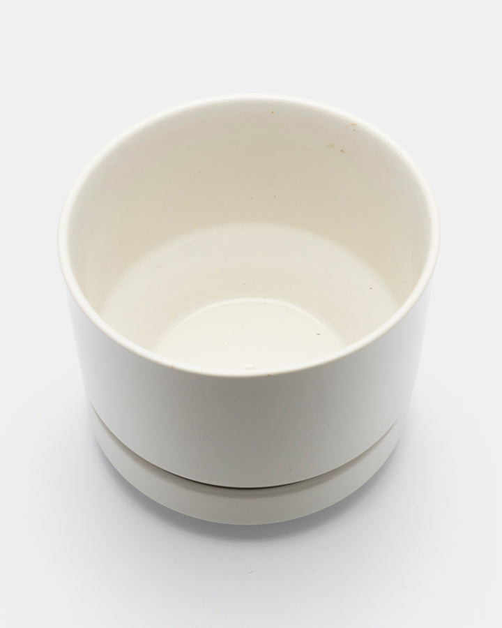 FLOWER POT(GLOSS WHITE) M SN2