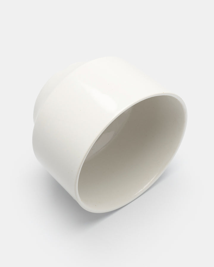 FLOWER POT(GLOSS WHITE) M SN2
