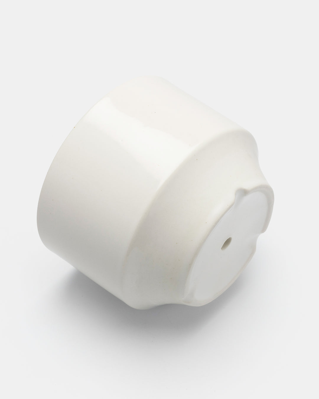 FLOWER POT(GLOSS WHITE) M SN2
