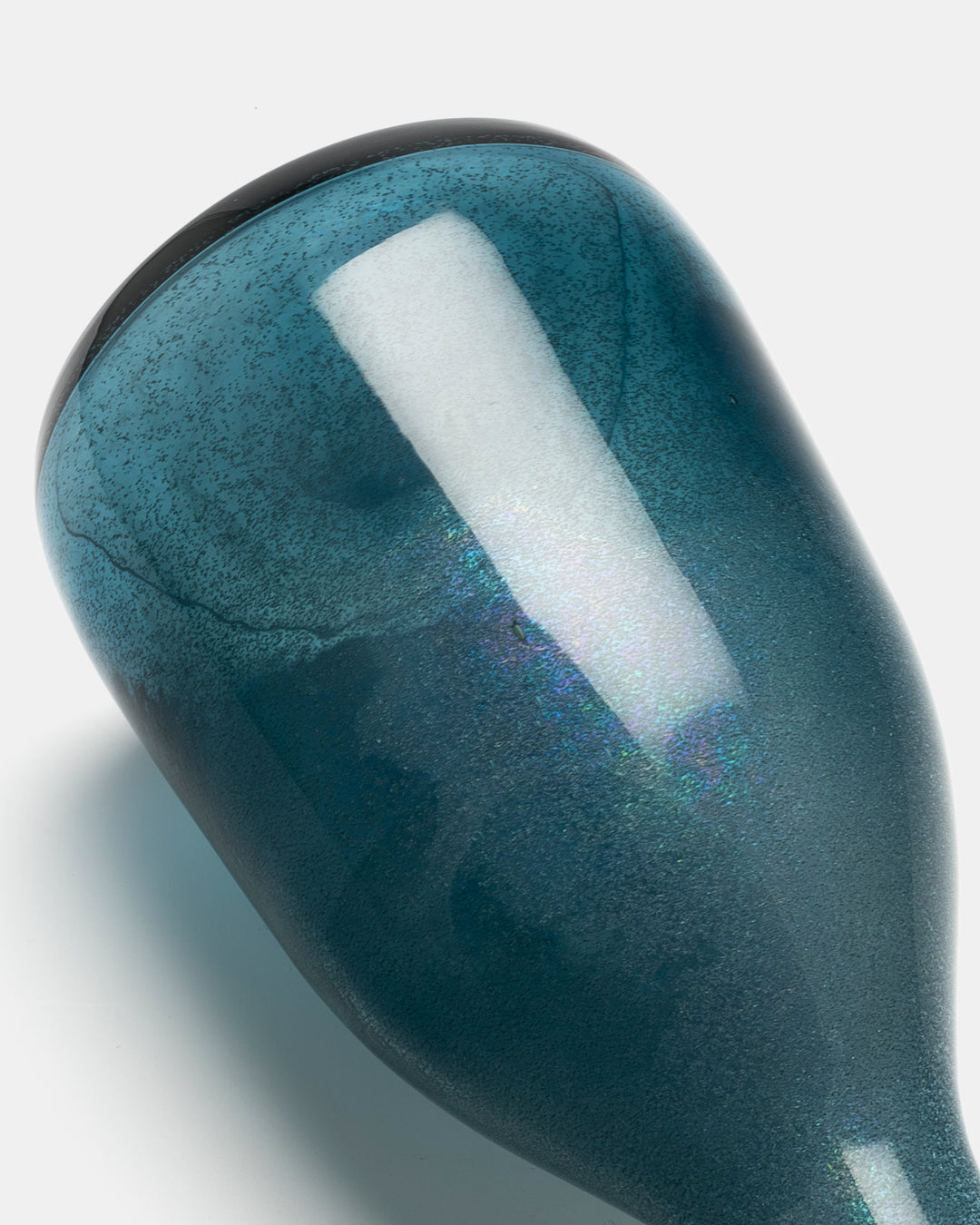 VASE(BLUE GREY CARBORUNDUM) H516