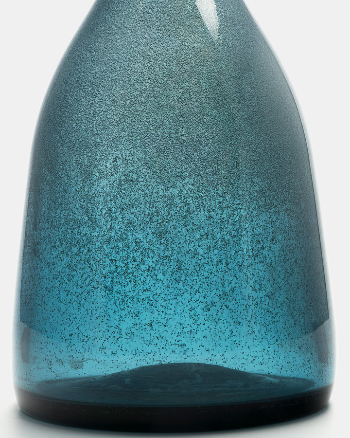 VASE(BLUE GREY CARBORUNDUM) H516