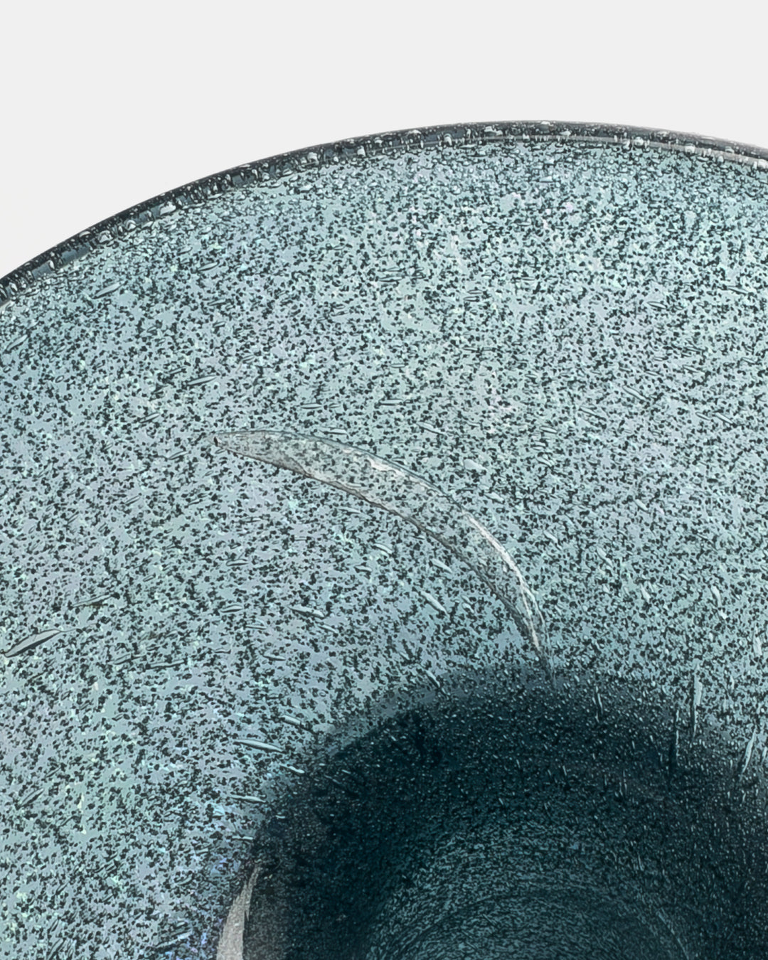 VASE(BLUE GREY CARBORUNDUM) H516