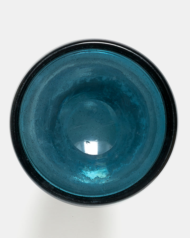 VASE(BLUE GREY CARBORUNDUM) H516