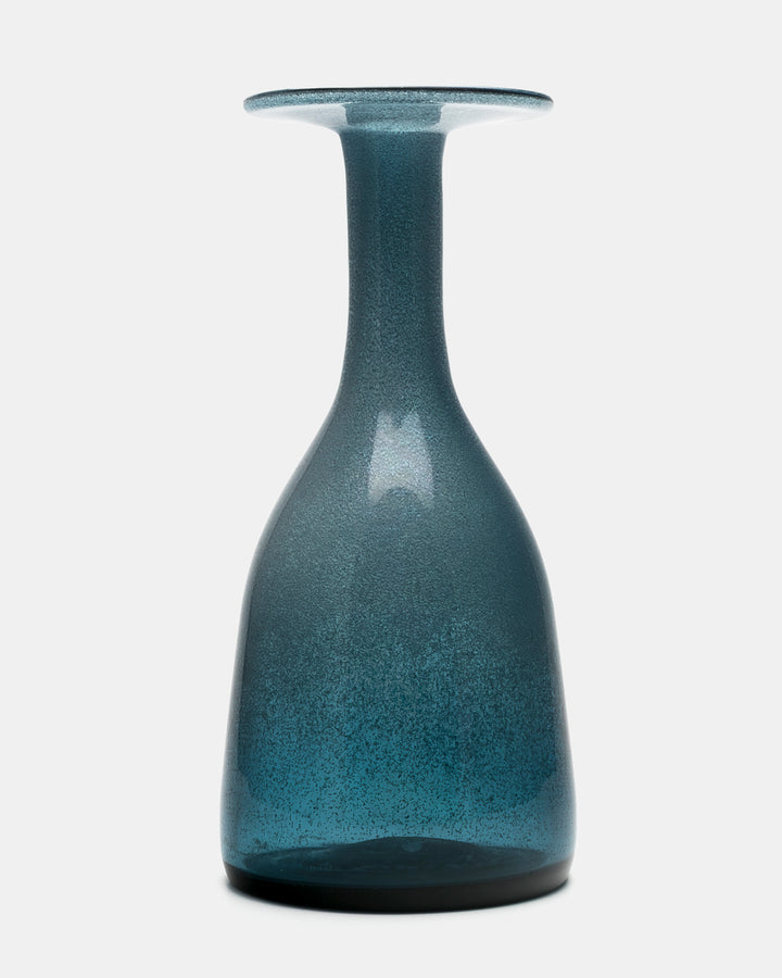 VASE(BLUE GREY CARBORUNDUM) H516