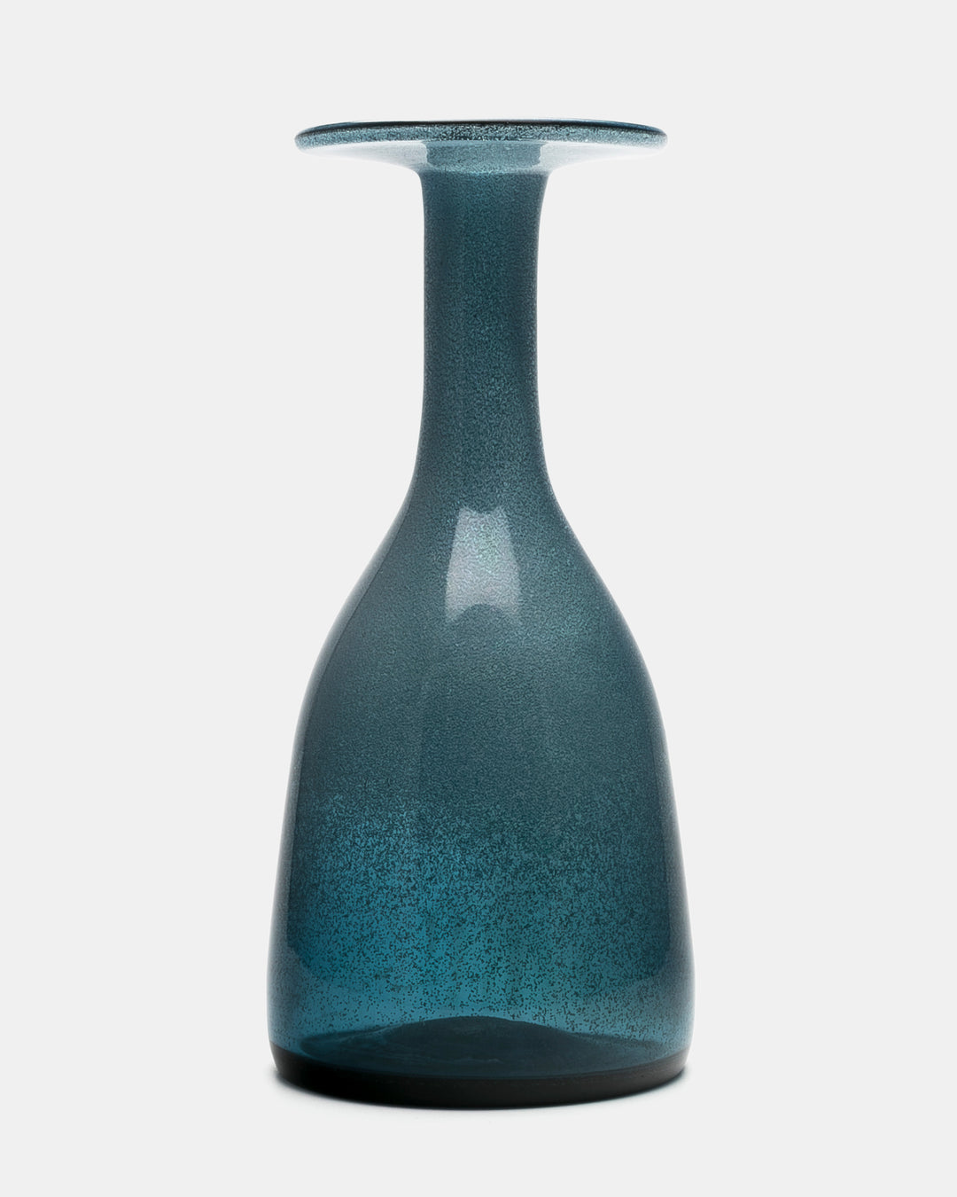 VASE(BLUE GREY CARBORUNDUM) H516
