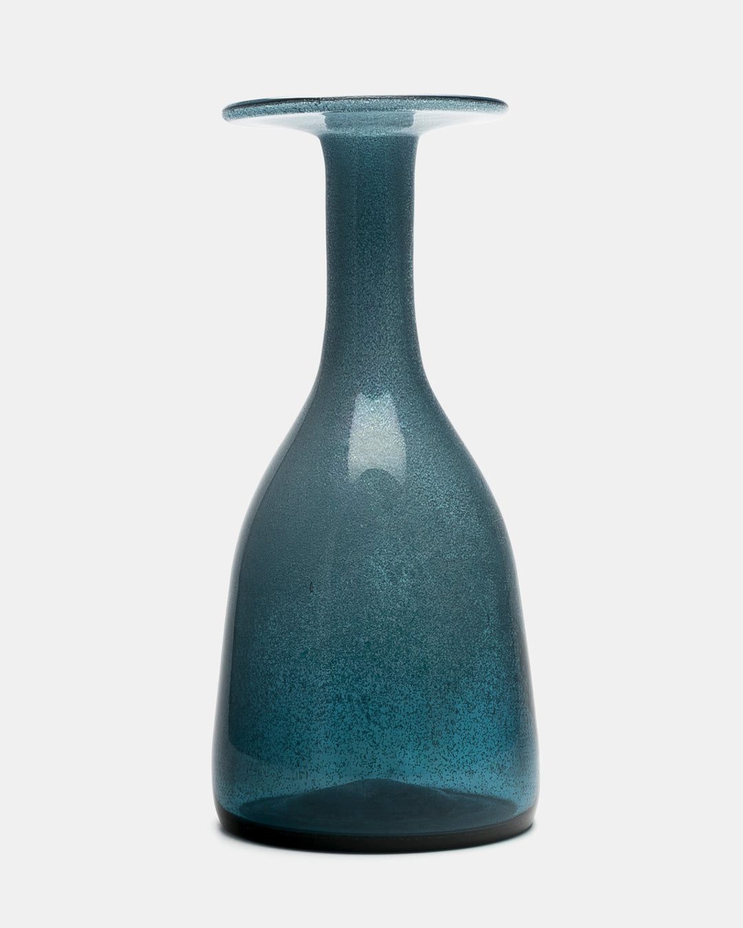 VASE(BLUE GREY CARBORUNDUM) H516
