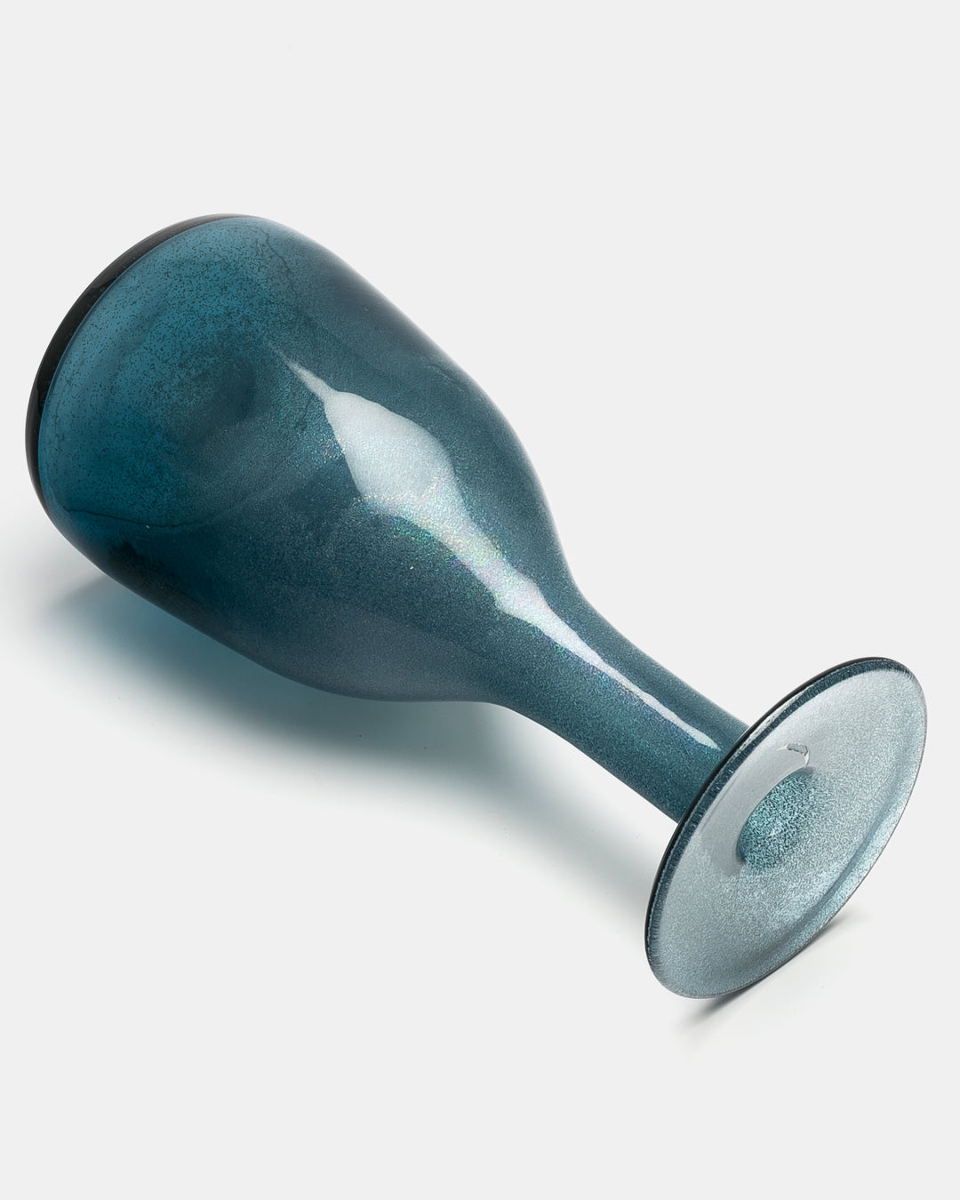 VASE(BLUE GREY CARBORUNDUM) H516