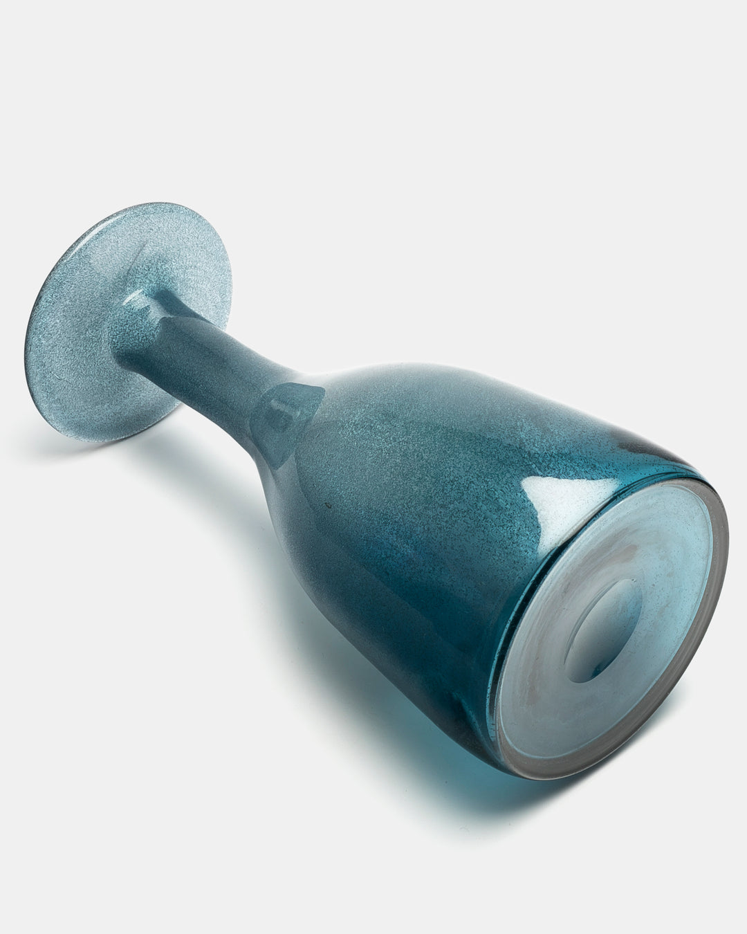 VASE(BLUE GREY CARBORUNDUM) H516