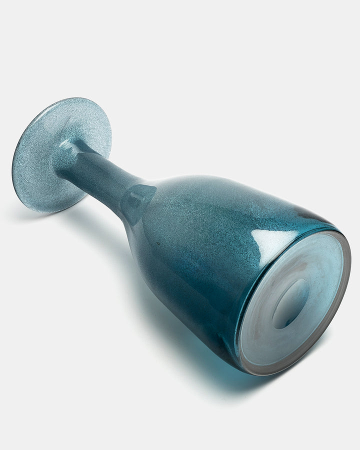 VASE(BLUE GREY CARBORUNDUM) H516