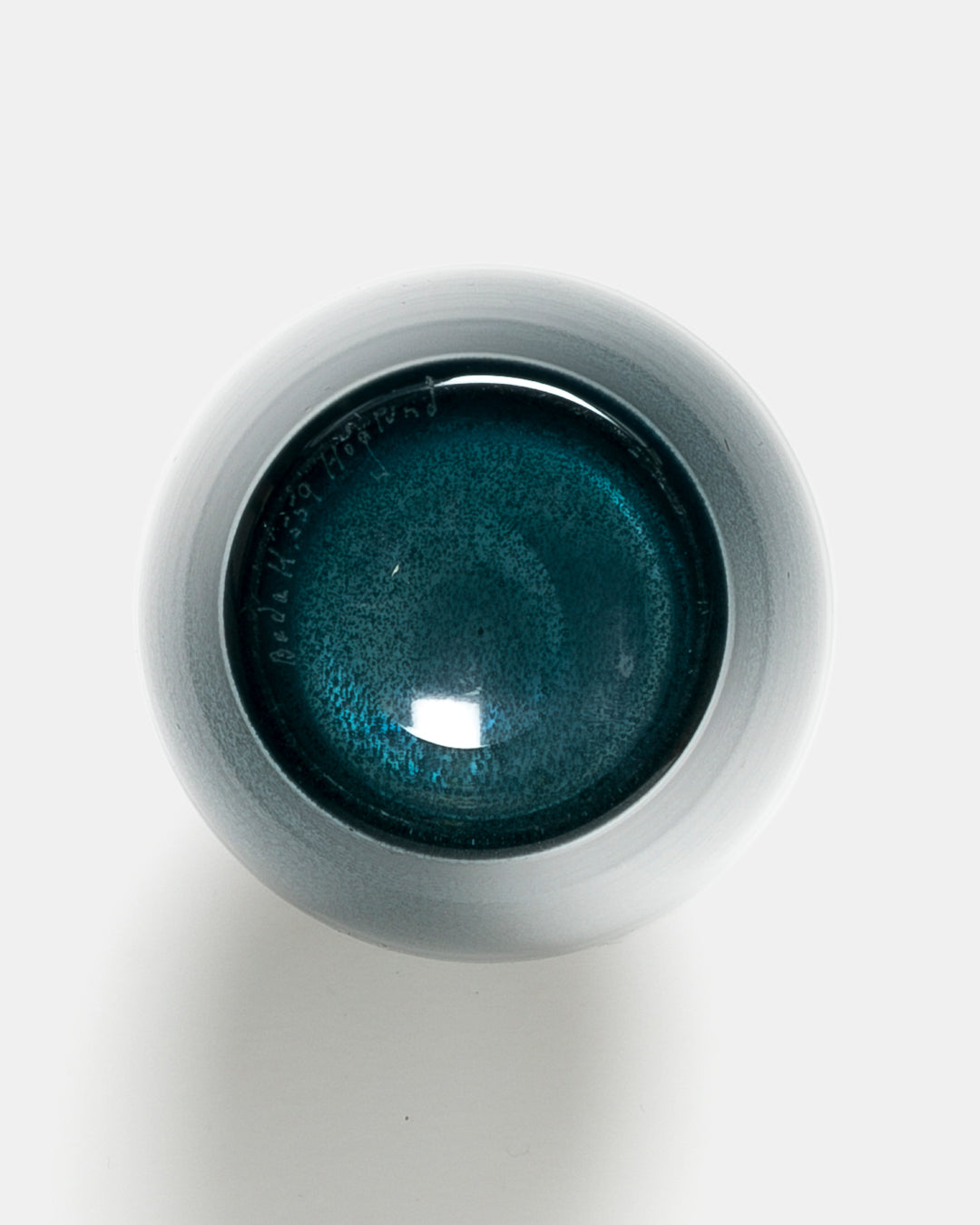 VASE(BLUE GREY CARBORUNDUM) H559