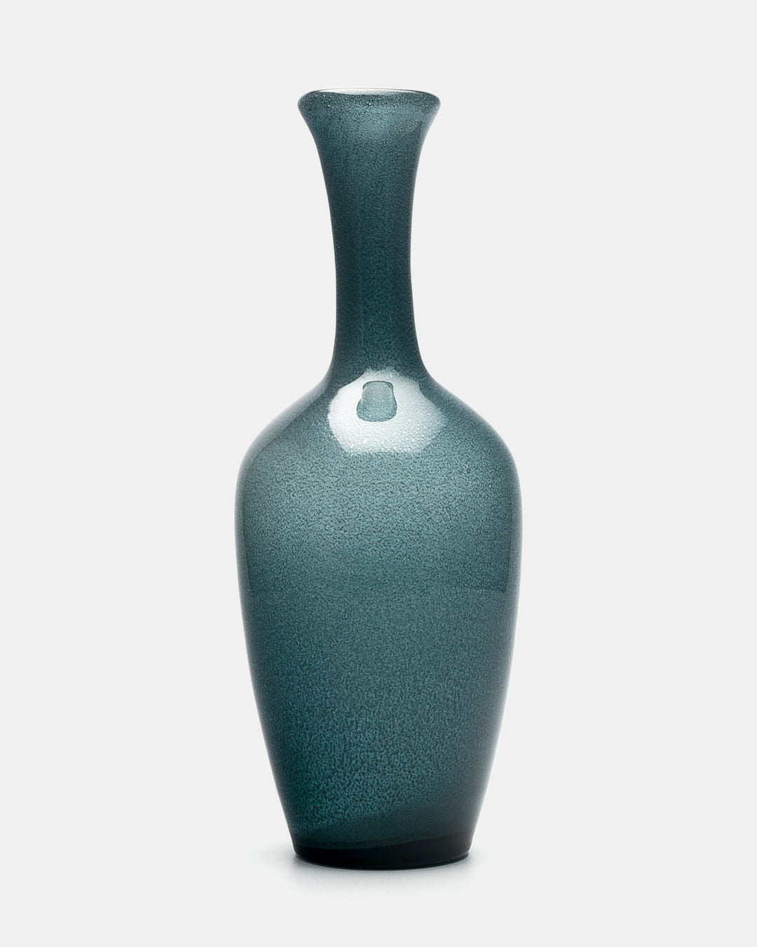 VASE(BLUE GREY CARBORUNDUM) H559