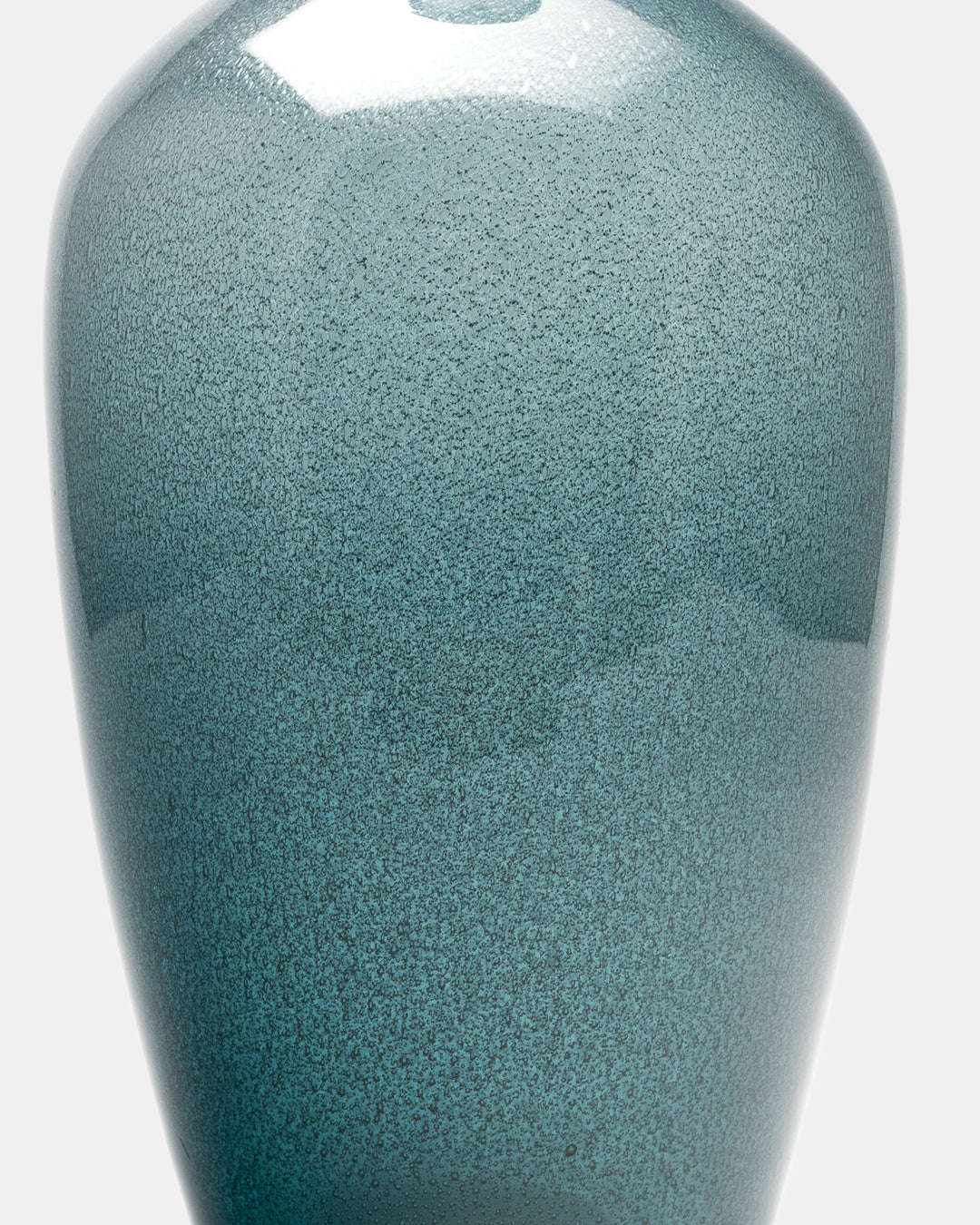 VASE(BLUE GREY CARBORUNDUM) H559
