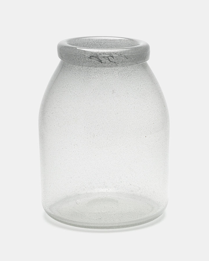 VASE(CLEAR CARBORUNDUM) H587
