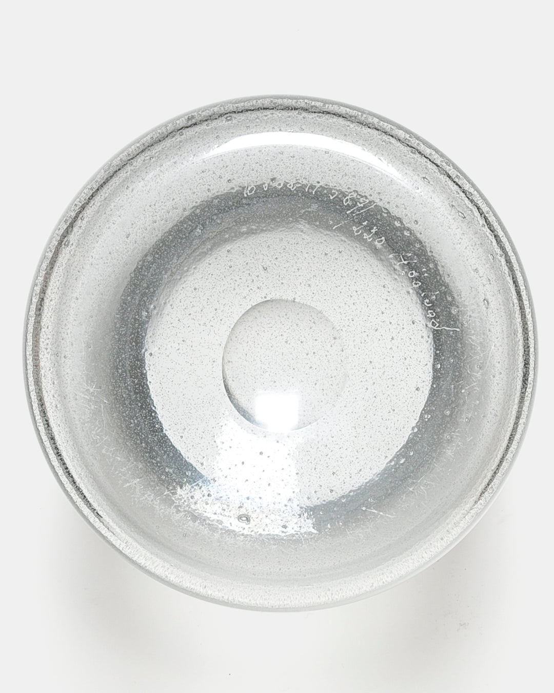 VASE(CLEAR CARBORUNDUM) H587