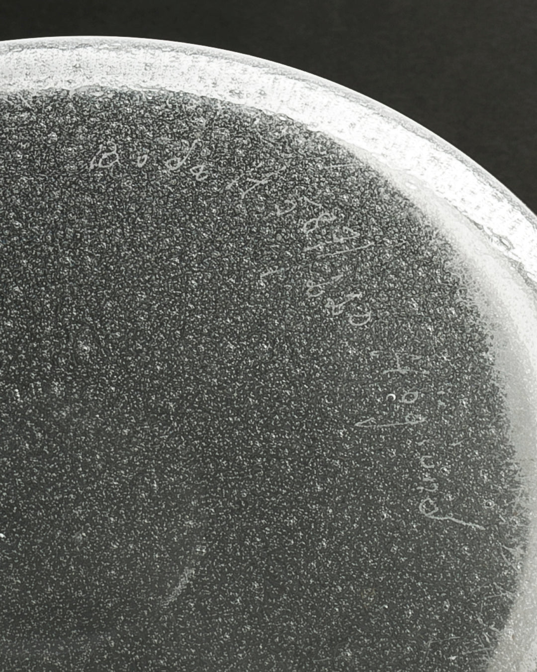 VASE(CLEAR CARBORUNDUM) H587