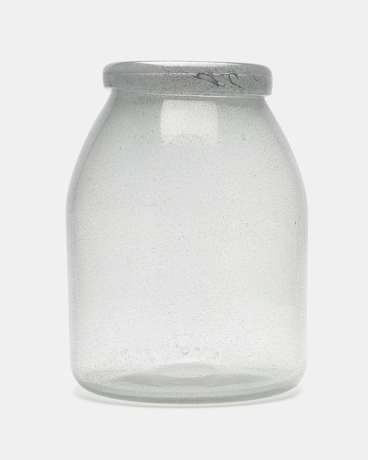 VASE(CLEAR CARBORUNDUM) H587