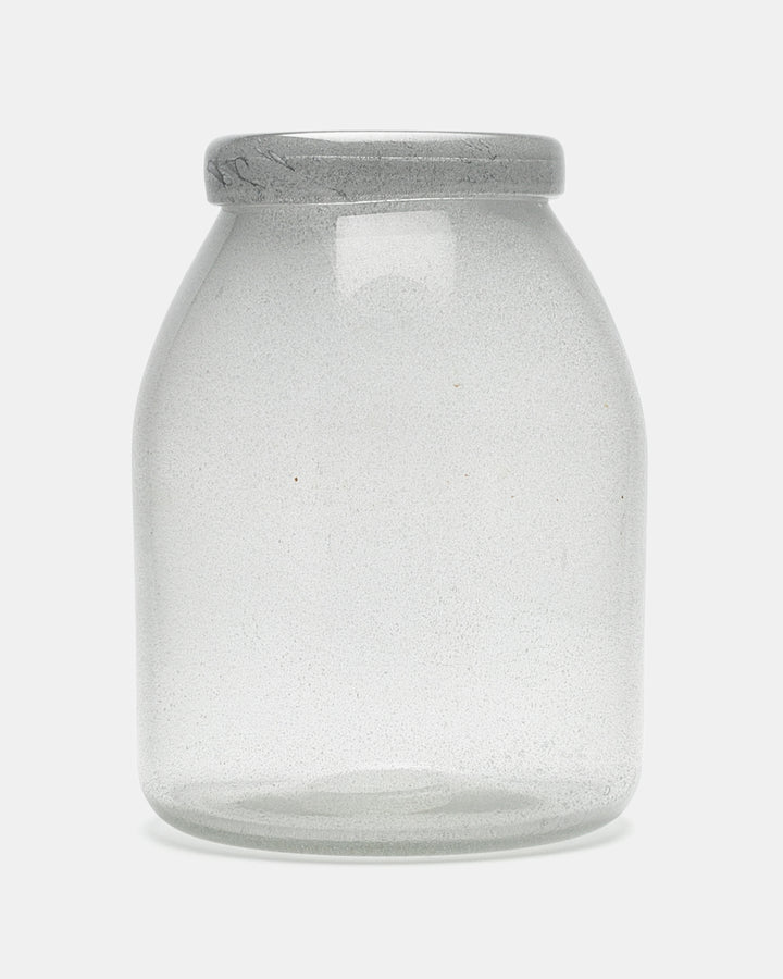 VASE(CLEAR CARBORUNDUM) H587