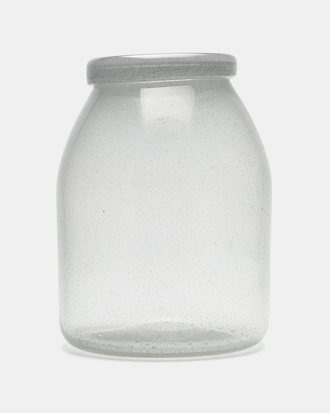 VASE(CLEAR CARBORUNDUM) H587