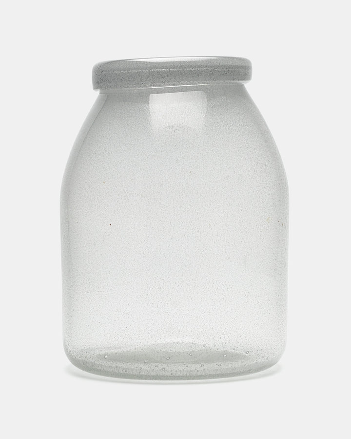 VASE(CLEAR CARBORUNDUM) H587