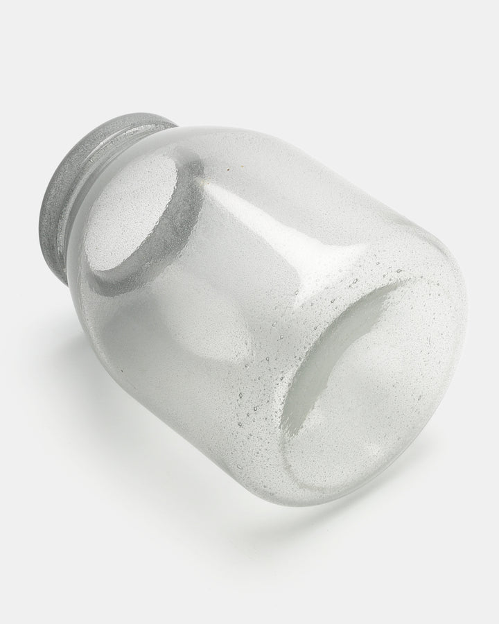 VASE(CLEAR CARBORUNDUM) H587