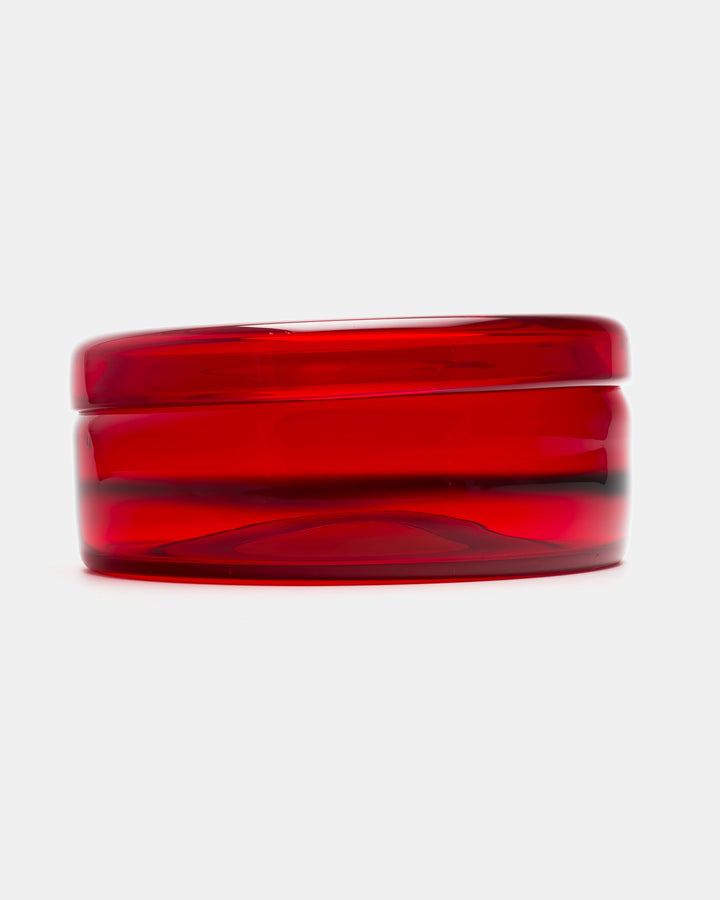BOWL(RED BUBBLED) H1207