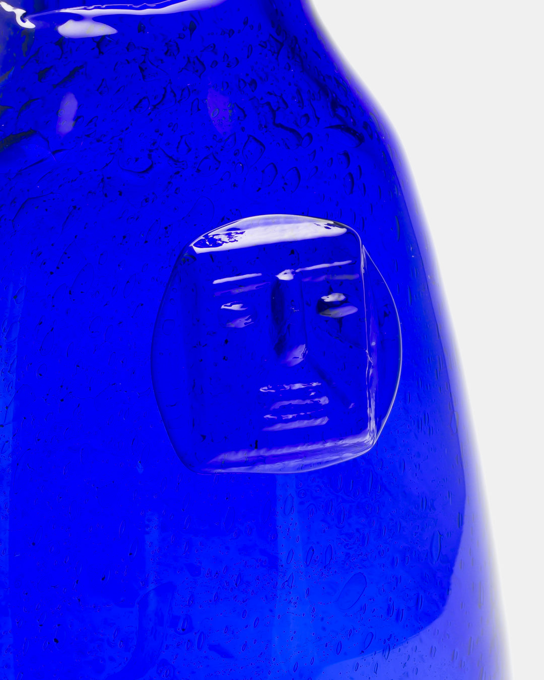 VASE(BLUE BUBBLED) H981