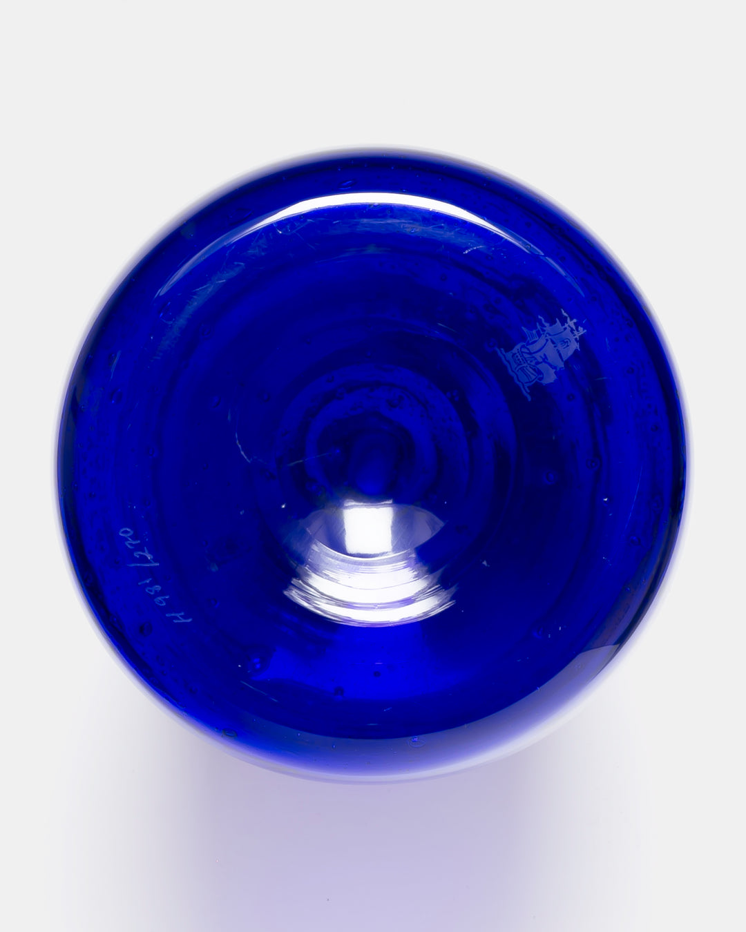 VASE(BLUE BUBBLED) H981