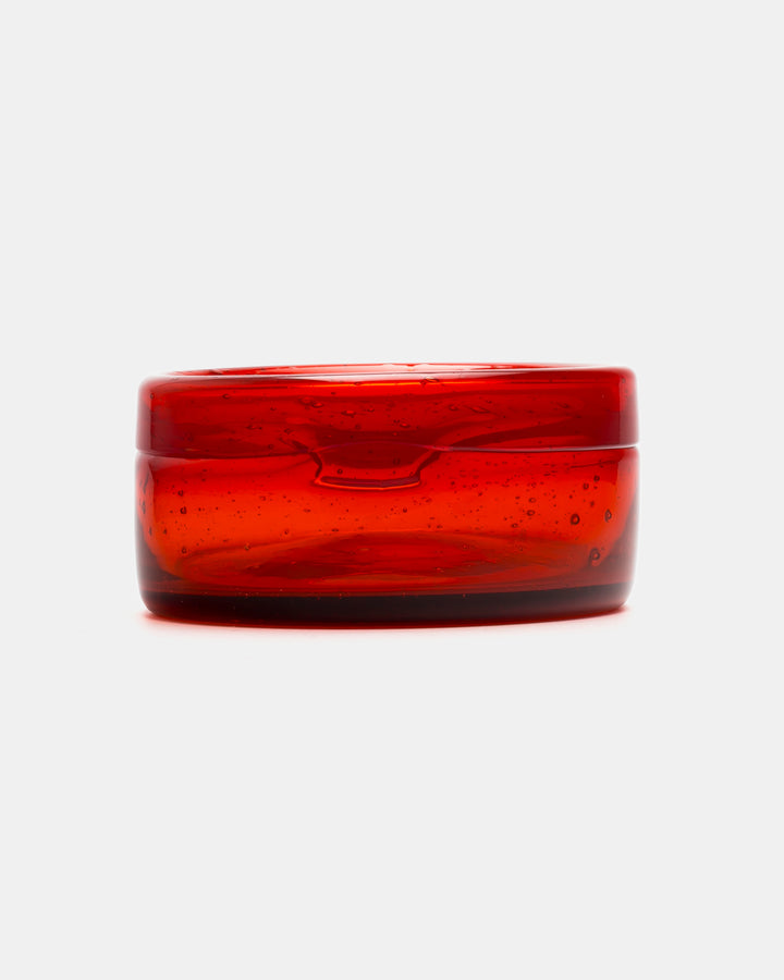 BOWL(RED BUBBLED) H1207