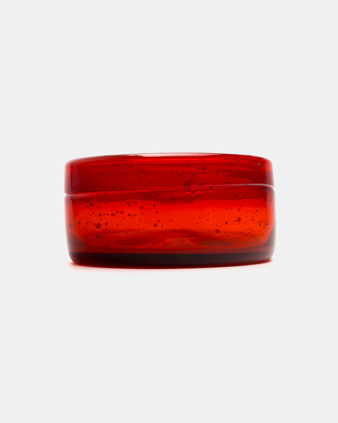 BOWL(RED BUBBLED) H1207