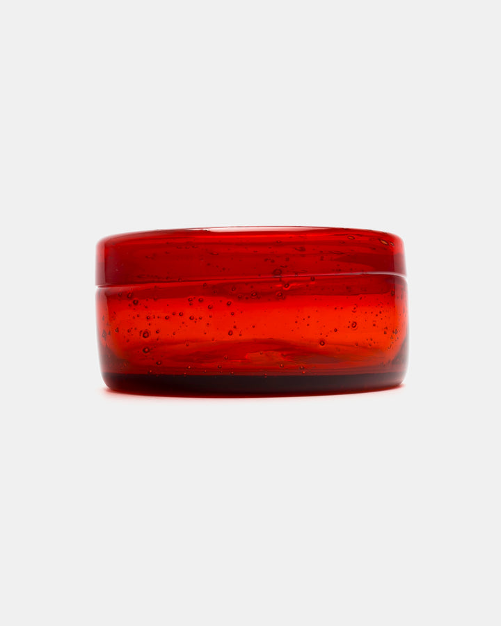 BOWL(RED BUBBLED) H1207