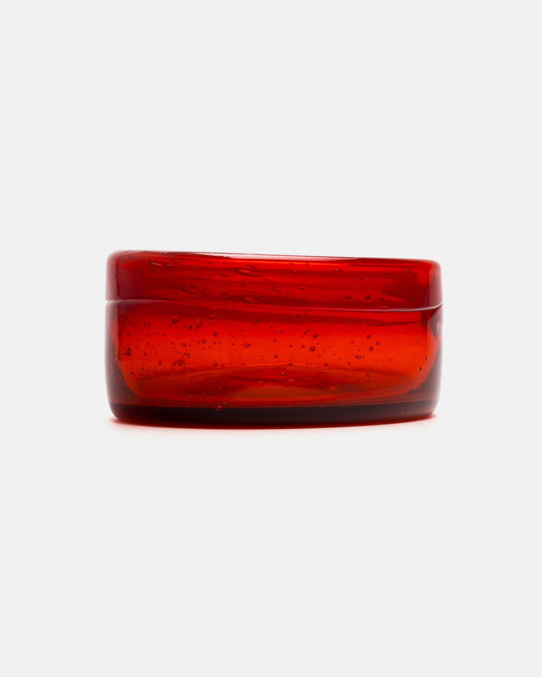 BOWL(RED BUBBLED) H1207