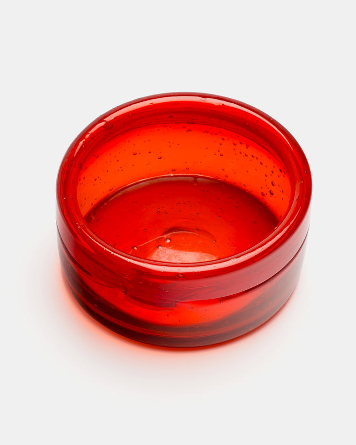 BOWL(RED BUBBLED) H1207